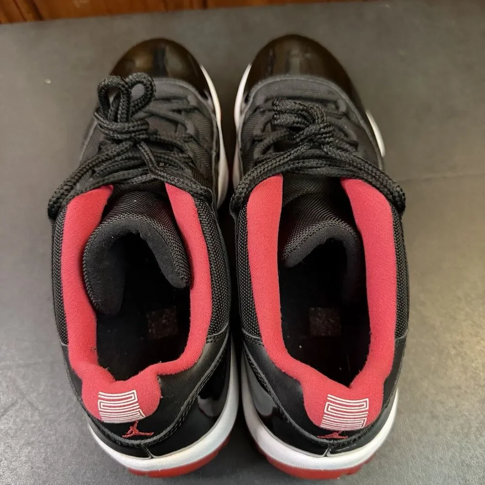 Jordan 11 Retro Lows Bred 2014 Release (528895-012) Black/Red Playoffs Size 11